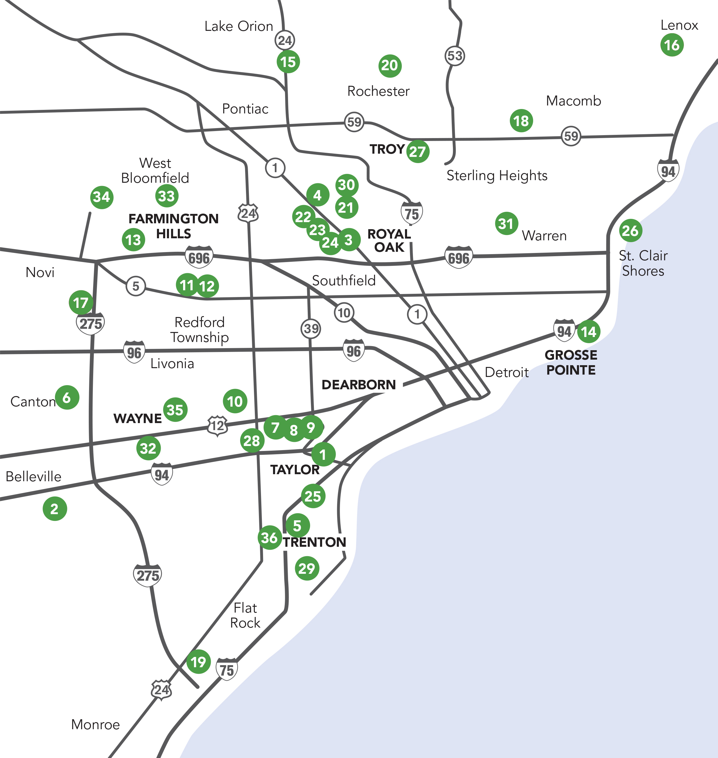 Locations Beaumont Laboratory