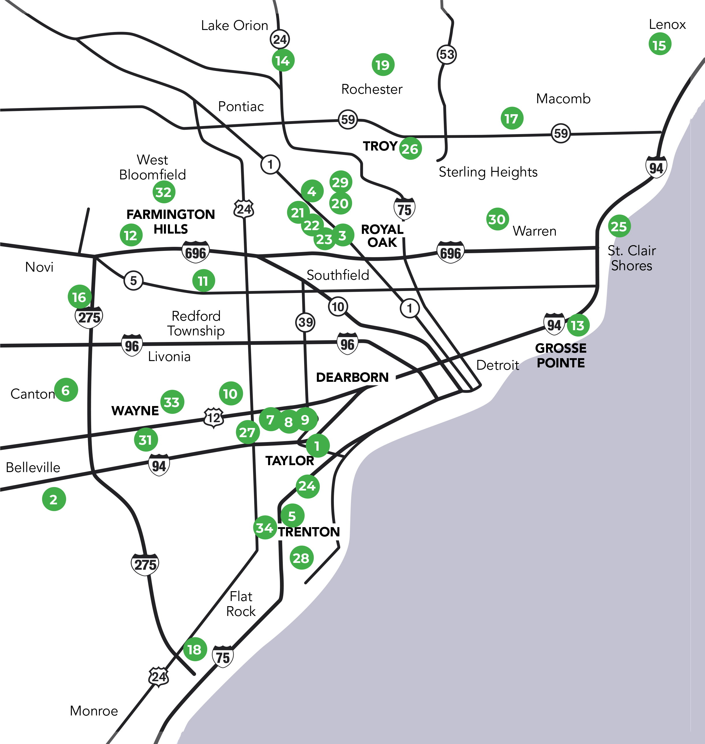 Locations Beaumont Laboratory